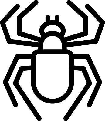 EPS 해외이미지 한마리 디자인 곤충 절지류 일러스트 사람없음 그래픽 거미 독거미 해외일러스트 동물 1 파일형식 벡터 이미지허브