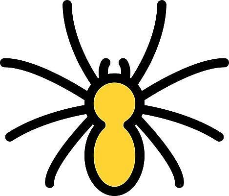 EPS 해외이미지 한마리 디자인 곤충 절지류 일러스트 사람없음 그래픽 거미 독거미 해외일러스트 동물 1 파일형식 벡터 이미지허브