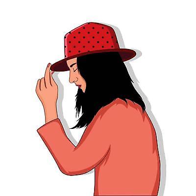 EPS 해외이미지 헤어스타일 얼굴 선 백그라운드 일러스트 미술 사람 빨간색 머리 유행 검은색 흰색 스케치 라인아트 고립 스타일 해외일러스트 컬러 문화예술 신체부위 파일형식 벡터 이미지허브