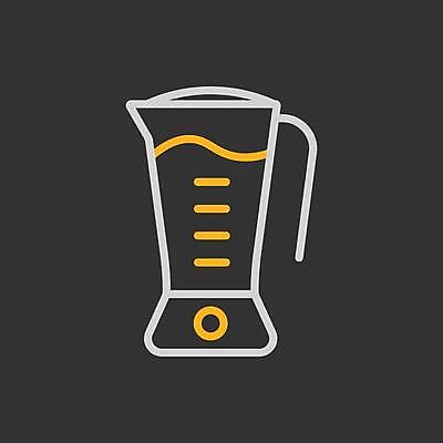 EPS 해외이미지 일러스트 사람없음 검은색 믹서 해외일러스트 컬러 파일형식 벡터 이미지허브