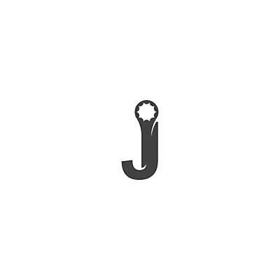 EPS 해외이미지 디자인 알파벳 대문자 타이포그라피 사람없음 스패너 J 문자 영어 공구 파일형식 벡터 도구 이미지허브