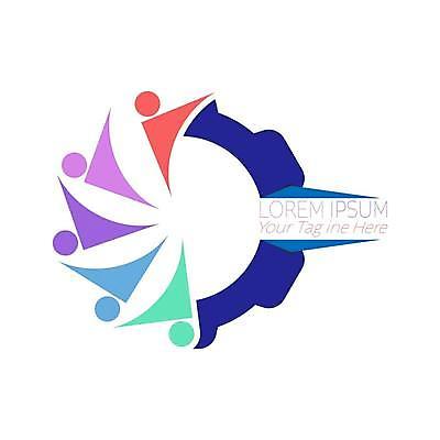 EPS 해외이미지 문양 일러스트 비즈니스 추상 사람모양 사람없음 컬러풀 심볼 심플 해외일러스트 모양 컬러 무늬 파일형식 벡터 이미지허브