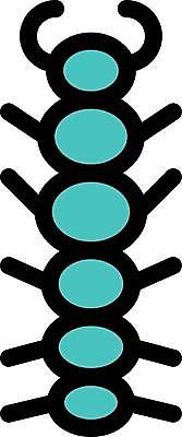 EPS 해외이미지 한마리 디자인 곤충 일러스트 사람없음 그래픽 지네 해외일러스트 동물 1 절지류 파일형식 벡터 이미지허브