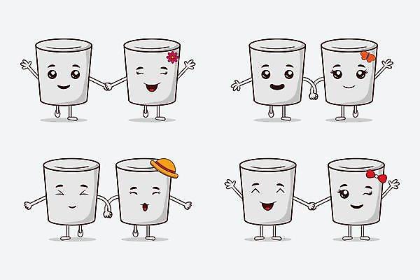 EPS 해외이미지 커플 일러스트 기념 발렌타인데이 사랑 세트 흰색 하트 축하 만화 수집 팩 2월 마시멜로우 해외일러스트 모양 감정 컬러 컨셉 관계 데이이벤트 디저트 화장품 날짜 파일형식 벡터 이미지허브