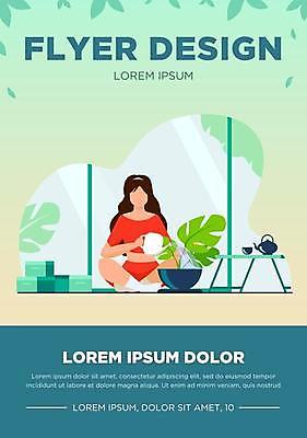 EPS 해외이미지 전신 디자인 여자 화분 일러스트 탁자 한명 들기 앉기 성인 타이포그라피 파란색 물뿌리개 홍보물 원예 성인여자한명만 해외일러스트 문자 1 컬러 가구 모션 사람 취미 여자한명만 성인여자만 파일형식 벡터 이미지허브