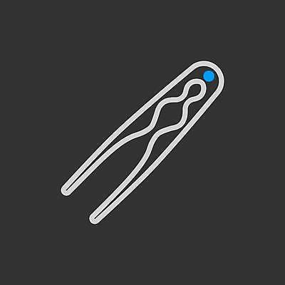 EPS 해외이미지 일러스트 집게 사람없음 검은색 견과류 도구 해외일러스트 컬러 파일형식 벡터 이미지허브