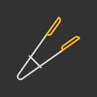 EPS 해외이미지 일러스트 집게 사람없음 해외일러스트 파일형식 벡터 이미지허브