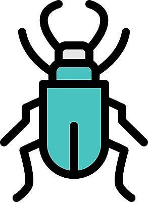 EPS 해외이미지 한마리 디자인 곤충 일러스트 사람없음 그래픽 하늘소 해외일러스트 동물 1 파일형식 벡터 이미지허브