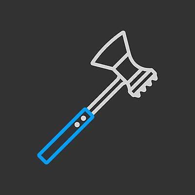 EPS 해외이미지 일러스트 육류 사람없음 망치 다지기 해외일러스트 식재료 공구 파일형식 벡터 이미지허브