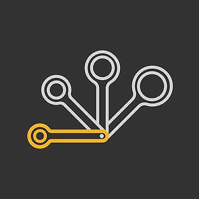 EPS 해외이미지 일러스트 사람없음 검은색 계량스푼 해외일러스트 컬러 주방용품 파일형식 벡터 이미지허브