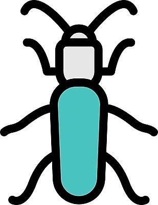 EPS 해외이미지 한마리 디자인 곤충 일러스트 사람없음 그래픽 하늘소 해외일러스트 동물 1 파일형식 벡터 이미지허브