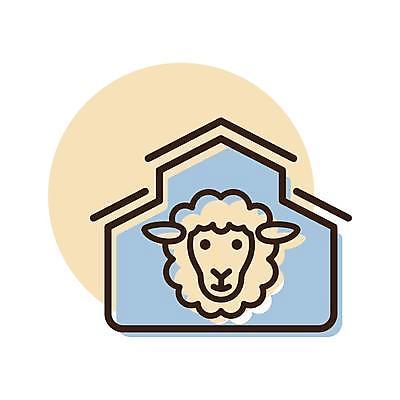 EPS 해외이미지 동물 디자인 농업 일러스트 자연 지붕 주택 건물 울타리 반려동물 농장 양 농부 심볼 창고 양고기 외양간 양모 격납고 고립 해외일러스트 직업 건축물 산업 포유류 육류 담장 직물 생태계 파일형식 벡터 건축 식재료 이미지허브