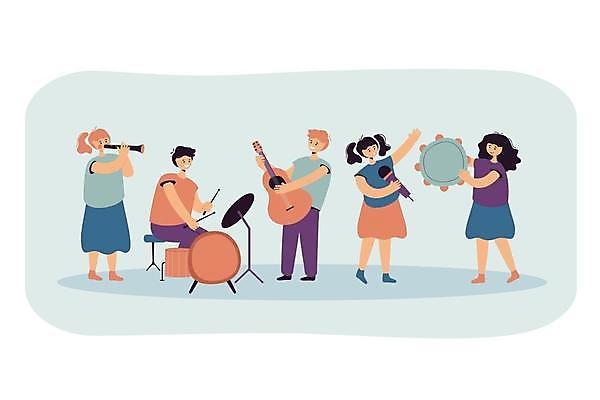 EPS 해외이미지 캐릭터 교육 행복 어린이 음악 컨셉 일러스트 노래 교실 학교 놀이 휴가 타악기 함께함 미소 사람 이벤트 소년 10대 파티 축제 콘서트 공연 음악가 가수 기구 기타 악단 그룹 플랫 만화 마이크 드럼 예술가 오케스트라 고립 리듬 뮤지컬 실행 해외일러스트 일러캐릭터 직업 남자 감정 악기 음향기기 청소년 현악기 문화예술 표정 파일형식 벡터 이미지허브