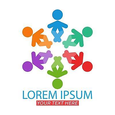 EPS 해외이미지 문양 일러스트 비즈니스 추상 사람모양 사람없음 컬러풀 심볼 심플 해외일러스트 모양 컬러 무늬 파일형식 벡터 이미지허브