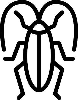 EPS 해외이미지 한마리 디자인 곤충 일러스트 사람없음 그래픽 해충 바퀴벌레 해외일러스트 동물 1 벌레 파일형식 벡터 이미지허브