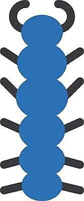 EPS 해외이미지 한마리 디자인 곤충 일러스트 사람없음 그래픽 지네 해외일러스트 동물 1 절지류 파일형식 벡터 이미지허브