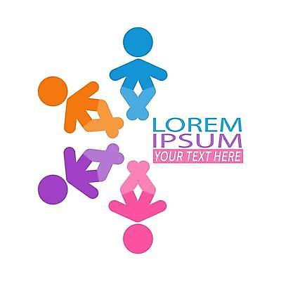 EPS 해외이미지 문양 일러스트 비즈니스 추상 사람모양 사람없음 컬러풀 심볼 심플 해외일러스트 모양 컬러 무늬 파일형식 벡터 이미지허브