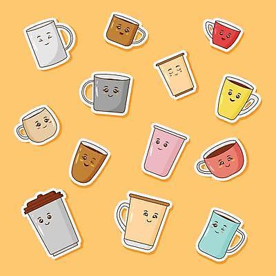 EPS 해외이미지 디자인 커피 음료 백그라운드 스티커 일러스트 아침 미술 컵 세트 카페 머그컵 뜨거움 달콤 아침식사 낙서 만화 심볼 사인 카푸치노 에스프레소 고립 라떼 엘리먼트 해외일러스트 주간 식기 문화예술 상점 식사 맛 파일형식 벡터 이미지허브