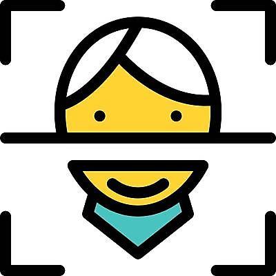 EPS 해외이미지 얼굴 선 일러스트 모바일 사람 스마트폰 핸드폰 카메라 검은색 터치 흰색 오픈 암호 심볼 사인 보안 발견 경보 계좌 스캔 탐지 해외일러스트 컬러 안전 신체부위 금융 전자제품 스마트기기 파일형식 벡터 경제 이미지허브