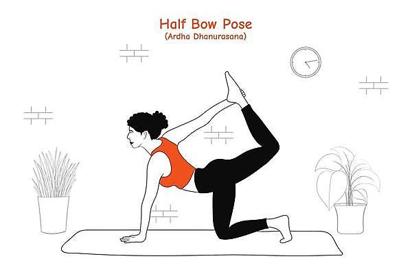 EPS 해외이미지 식물 캐릭터 벽 포즈 일러스트 요가 자연 휴식 건강 운동 플랫 연습 명상 손그림 스타일 아사나자세 해외일러스트 일러캐릭터 웰빙 컨셉 요가자세 생태계 파일형식 벡터 이미지허브