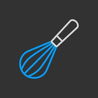 EPS 해외이미지 일러스트 사람없음 검은색 거품기 해외일러스트 컬러 주방용품 파일형식 벡터 이미지허브