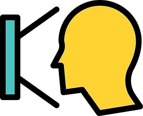 EPS 해외이미지 얼굴 선 일러스트 모바일 사람 스마트폰 핸드폰 검은색 터치 흰색 오픈 암호 보호 심볼 사인 보안 발견 경보 계좌 스캔 탐지 해외일러스트 컬러 컨셉 안전 신체부위 금융 전자제품 스마트기기 파일형식 벡터 이미지허브