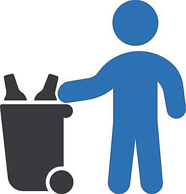EPS 해외이미지 디자인 실루엣 일러스트 노동자 사람 라벨 바구니 환경 재활용 금지 쓰레기통 던지기 캔 쓰레기 폐기물 청소 심볼 사인 낭비 정리함 해외일러스트 직업 컨셉 모션 프레임 촬영기법 친환경 파일형식 벡터 이미지허브