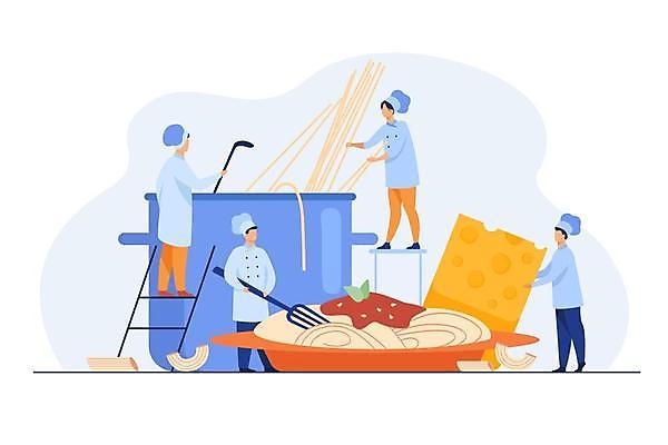 EPS 해외이미지 캐릭터 전통 접시 여자 남자 음식 컨셉 일러스트 재료 사다리 치즈 건조 파스타 스파게티 요리 사람 물 주방 식당 요리사 식사 저녁식사 이탈리아 뜨거움 사발 플랫 클래식 맛 냄비 만화 먹기 메뉴 만들기 레시피 점심식사 고립 마카로니 방법 해외일러스트 일러캐릭터 자연요소 직업 식기 유럽 모션 유제품 서양음식 상점 도구 사기그릇 솥 파스타면 파일형식 벡터 그릇 나라 주방용품 면류 생활용품 오브젝트 이미지허브