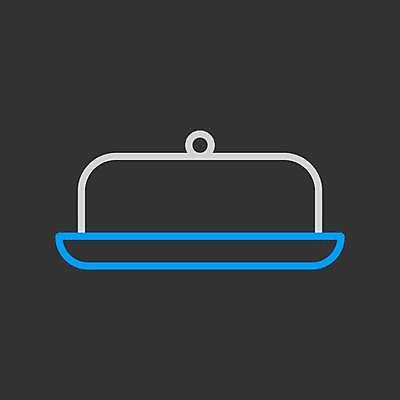 EPS 해외이미지 그릇 일러스트 사람없음 뚜껑 버터 해외일러스트 식기 파일형식 벡터 이미지허브