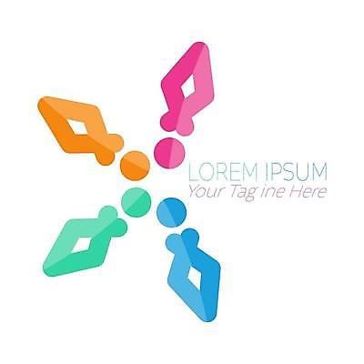 EPS 해외이미지 문양 일러스트 비즈니스 추상 사람없음 컬러풀 심볼 심플 해외일러스트 컬러 무늬 파일형식 벡터 이미지허브