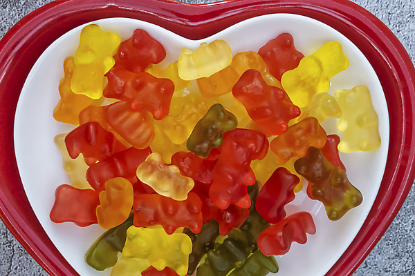 포토 JPG 해외이미지 그릇 사람없음 하트 가득함 젤리 곰모양 해외포토 모양 식기 곰 디저트 파일형식 이미지허브