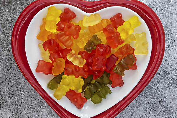 포토 JPG 해외이미지 그릇 사람없음 하트 가득함 젤리 곰모양 해외포토 모양 식기 곰 디저트 파일형식 이미지허브