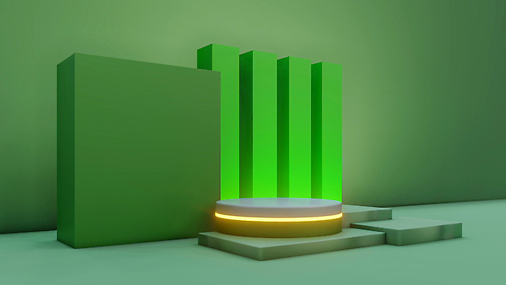 포토 JPG 해외이미지 백그라운드 사람없음 초록색 빛 3D 사각형 공간 디지털합성 단상 입체도형 포디움 미니멀 해외포토 도형 컬러 무대 입체 파일형식 이미지허브