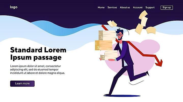 EPS 해외이미지 전신 남자 화살표 일러스트 한명 들기 성인 달리기 업무 비즈니스맨 하락 바쁨 서류더미 랜딩페이지 성인남자한명만 해외일러스트 1 웹템플릿 컨셉 비즈니스 모션 사람 작업 직장인 문서 남자한명만 성인남자만 파일형식 벡터 더미 이미지허브