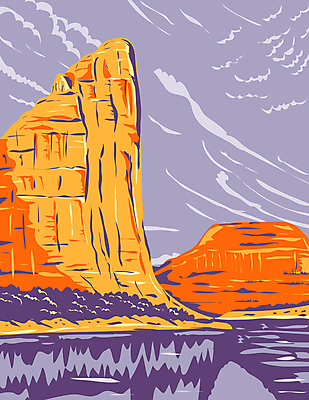 JPG 해외이미지 호수 일러스트 자연 하늘 산 국립공원 사람없음 그림 카툰스타일 콜로라도 해외일러스트 공원 미국 생태계 파일형식 이미지허브