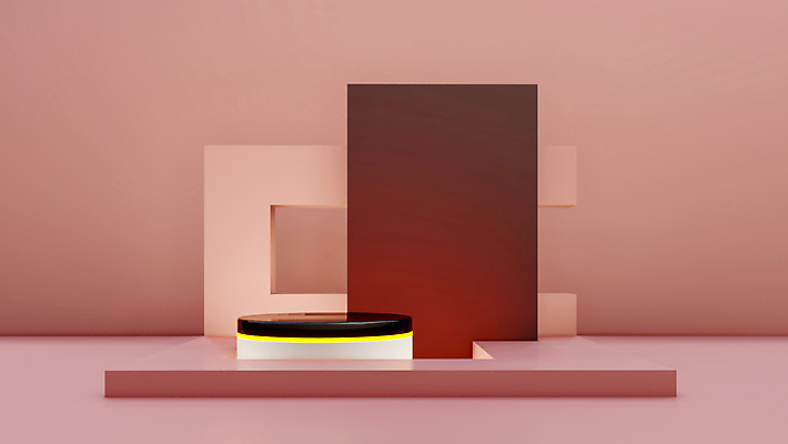 포토 JPG 해외이미지 분홍색 백그라운드 사람없음 빛 3D 사각형 공간 디지털합성 단상 입체도형 포디움 미니멀 해외포토 도형 컬러 무대 입체 파일형식 이미지허브