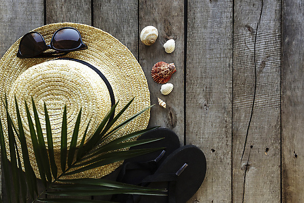 포토 JPG 해외이미지 스튜디오촬영 사람없음 여름 선글라스 조개껍데기 쪼리 오브젝트 밀짚모자 야자수잎 해외포토 모자_잡화 계절 안경 잎 조개 실내 샌들 파일형식 이미지허브 이미지허브