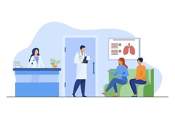 EPS 해외이미지 템플릿 캐릭터 디자인 배너 여자 남자 백그라운드 컨셉 일러스트 비즈니스 건강 병원 사람 앉기 그래픽 치료 소파 약 웹 환자 간호사 의사 대기 복도 기다림 플랫 만화 서비스 페이지 안내원 방문 고립 돌봄 엘리먼트 접수 착륙 해외일러스트 일러캐릭터 직업 인터넷 의자 의학 모션 의료진 파일형식 벡터 이미지허브