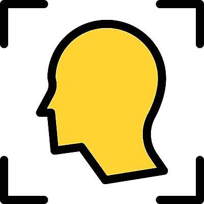 EPS 해외이미지 얼굴 선 일러스트 모바일 사람 스마트폰 핸드폰 카메라 검은색 터치 흰색 오픈 암호 심볼 사인 보안 발견 경보 계좌 탐지 해외일러스트 컬러 안전 신체부위 금융 전자제품 스마트기기 파일형식 벡터 이미지허브