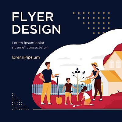 EPS 해외이미지 전신 나무 디자인 여자 남자 어린이 일러스트 서기 들기 앉기 소년 여러명 성인 타이포그라피 물뿌리개 삽 물주기 홍보물 나무심기 해외일러스트 식물 문자 다수 모션 사람 심기 파일형식 벡터 이미지허브