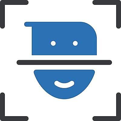 EPS 해외이미지 얼굴 선 일러스트 모바일 사람 스마트폰 핸드폰 카메라 검은색 터치 흰색 오픈 암호 심볼 사인 보안 발견 경보 계좌 탐지 해외일러스트 컬러 안전 신체부위 금융 전자제품 스마트기기 파일형식 벡터 이미지허브