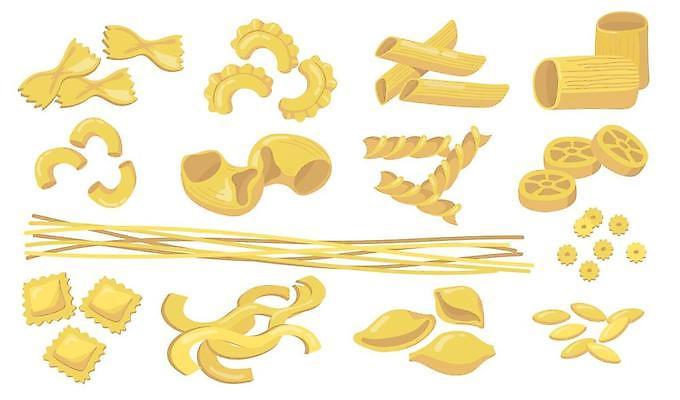 EPS 해외이미지 접시 잡화 문화 음식 백그라운드 컨셉 일러스트 재료 파스타 나선형 스파게티 종류 요리 세트 노란색 쌓기 주방 식당 이탈리아 흰색 플랫 상품 밀 수집 지중해 메뉴 국수 날것 레시피 모음 내추럴 고립 라비올리 마카로니 생식 파르팔레 펜네 핸드메이드 스타일 탈리아텔레 해외일러스트 식기 유럽 바다 컬러 무늬 모션 곡류 서양음식 상점 면류 파스타면 파일형식 벡터 이미지허브