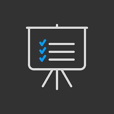 EPS 해외이미지 일러스트 비즈니스 사람없음 인포그래픽 정보 라인아트 체크표시 차트보드 해외일러스트 선 확인 파일형식 벡터 이미지허브