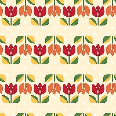 EPS 해외이미지 꽃 백그라운드 꽃무늬 오렌지 일러스트 빨간색 튤립 수확 60대 향수 복고 70대 해외일러스트 식물 노년 컬러 무늬 농업 과일 화장품 파일형식 벡터 이미지허브