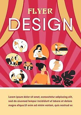 EPS 해외이미지 디자인 여자 남자 어린이 생각 일러스트 상상 미래 성인 타이포그라피 빨간색 자녀 아기 계획 홍보물 해외일러스트 문자 컬러 컨셉 사람 파일형식 벡터 이미지허브