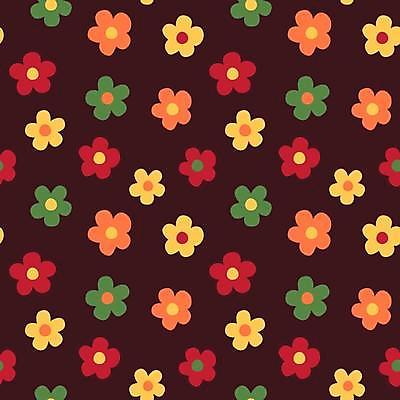 EPS 해외이미지 꽃 백그라운드 꽃무늬 오렌지 일러스트 벽지 빨간색 초록색 갈색 노란색 수확 황금 60대 질감 복고 데이지 70대 해외일러스트 식물 노년 컬러 무늬 농업 과일 파일형식 벡터 이미지허브