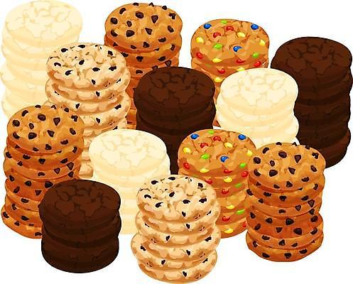 EPS 해외이미지 음식 일러스트 디저트 사탕 쿠키 초콜릿 대접 달콤 설탕 굽기 고립 오트밀 해외일러스트 맛 구이 파일형식 벡터 귀리 이미지허브