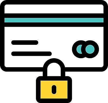 EPS 해외이미지 백그라운드 컨셉 인터넷 일러스트 비즈니스 자물쇠 안전 쇼핑 픽토그램 기계 신용카드 보호 서비스 잠금 보안 상업 온라인 계좌 고립 인출 해외일러스트 금융 파일형식 벡터 이미지허브