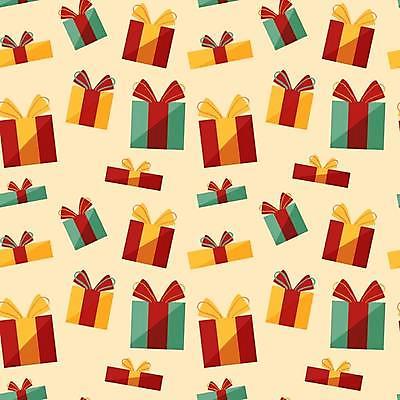 EPS 해외이미지 리본 백그라운드 크리스마스 패턴 일러스트 포장 휴가 선물 빨간색 초록색 상자 노란색 파티 축하 생일 황금 플랫 타일 활 해외일러스트 기념일 컬러 컨셉 무늬 이벤트 파일형식 벡터 이미지허브