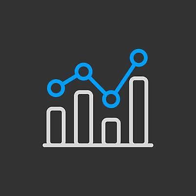 EPS 해외이미지 일러스트 비즈니스 사람없음 인포그래픽 정보 라인아트 막대그래프 꺾은선그래프 해외일러스트 선 그래프 파일형식 벡터 이미지허브